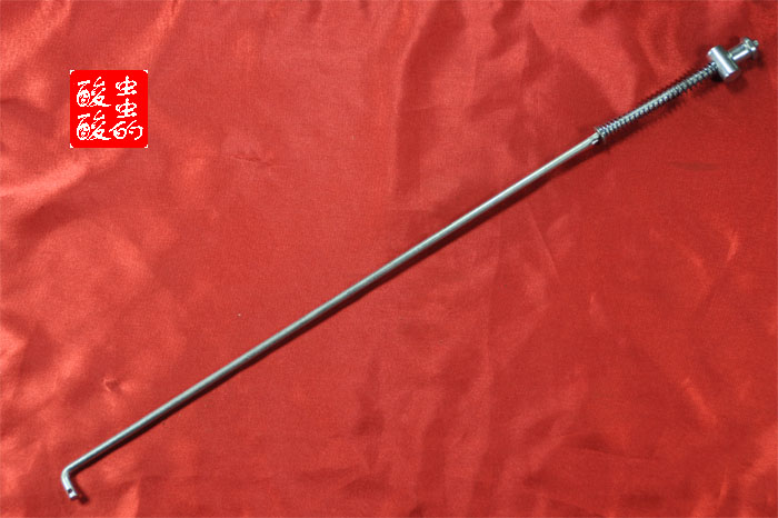 摩托车 70 后刹车拉杆/后刹车杆/后制动拉杆 全长约：44.5CM
