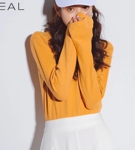 EAL韩国东大门新款纯棉长袖打底衫大码女装女式T恤Y833