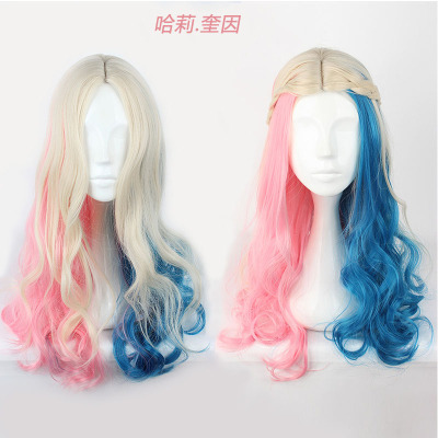 taobao agent McOser suicide team Harleen Quinzel Harry Ququ Cos long and short volume divided into wigs