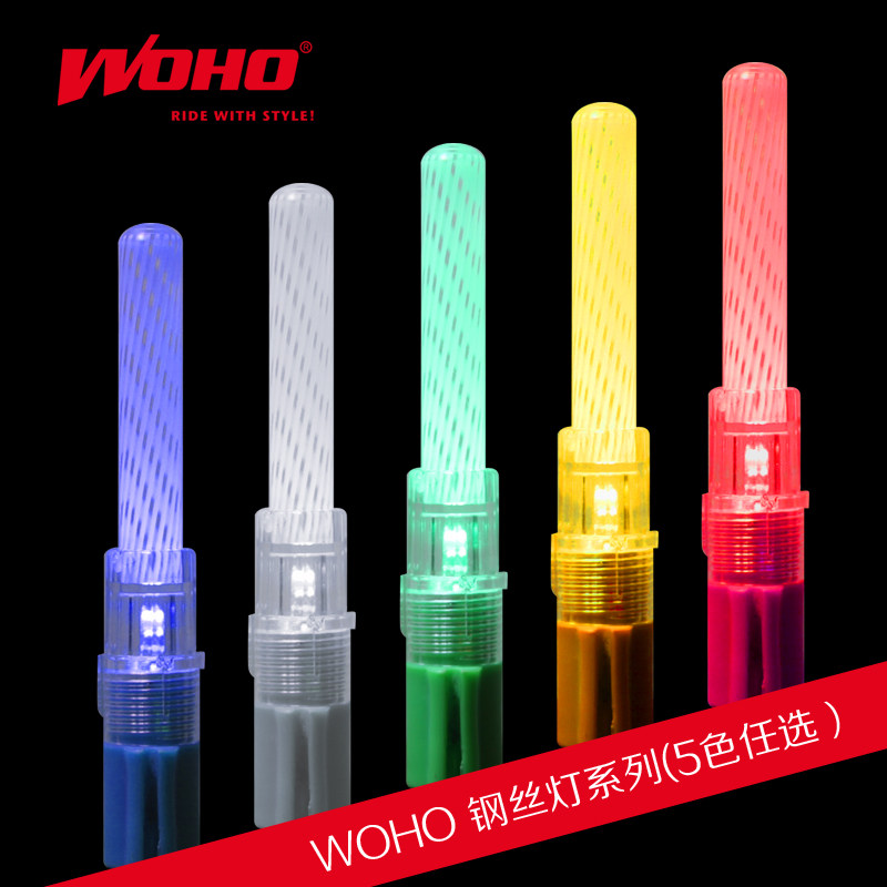 Eclairage pour vélo WOHO - feux de Valve - Ref 2401162 Image 1