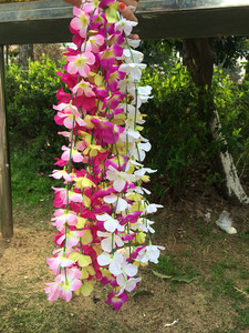 串花 蝴蝶兰 花藤  垂花  装饰花  绢花  假花仿真花婚庆用品道具