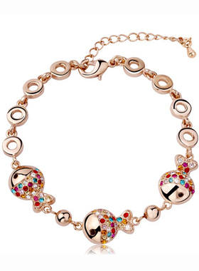 水晶小丑鱼日韩风礼物手串