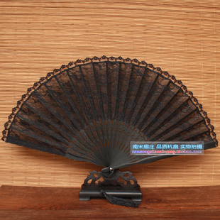 女款 蕾丝真丝扇子女式 折扇镂空女扇礼品扇日用扇 扇子 2015年新款