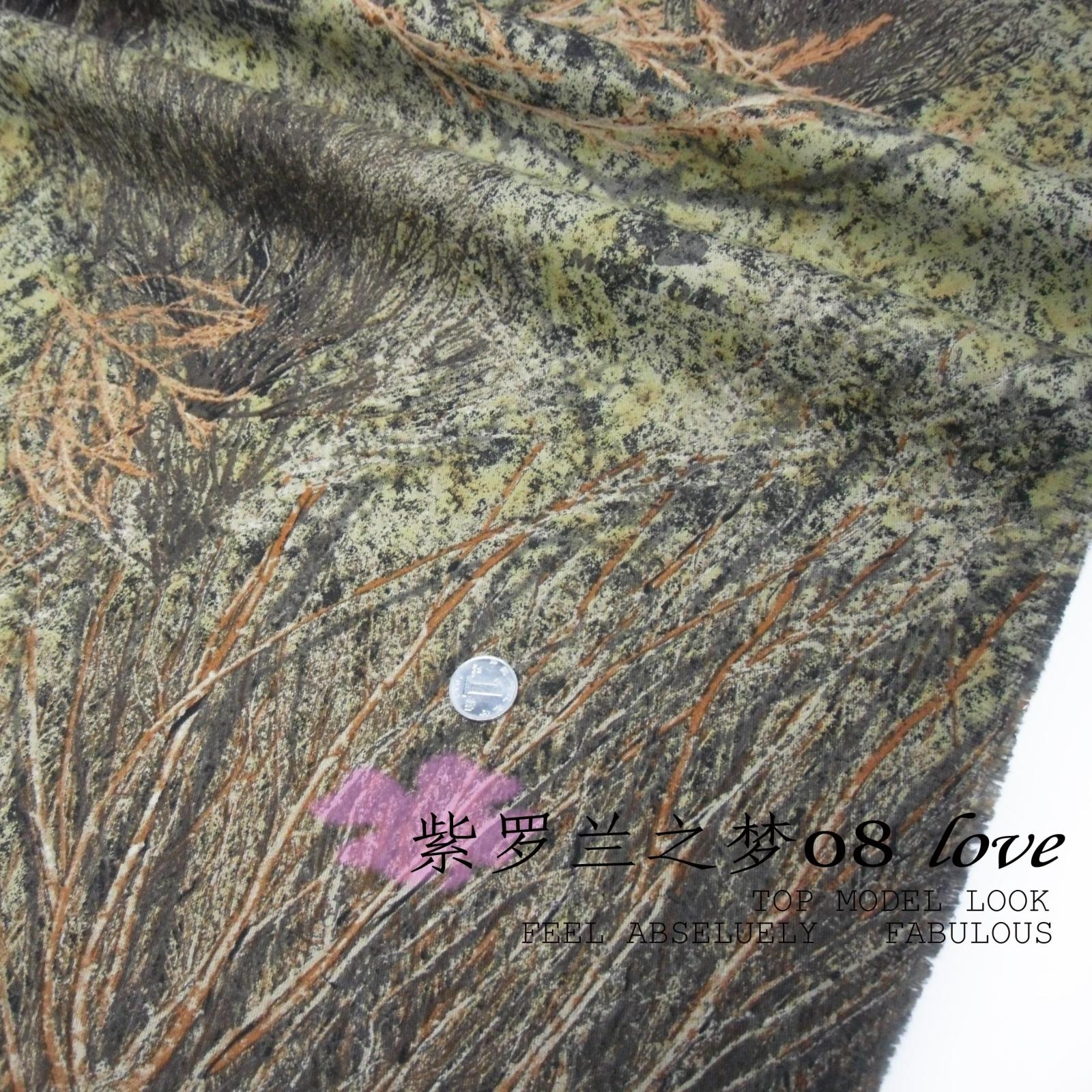 迷彩户外涤棉摄影布料