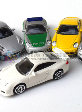 合金车POR SCHE 保*时捷跑车法国警车模型玩具车仿真摆件