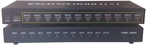 仝丽HDP112 HDMI 1进12出分配器 高清HDMI分配器 1分12分屏器 3D