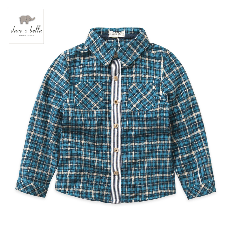 Chemise garcon DAVEBELLA à manche longue - Ref 2082243 Image 1