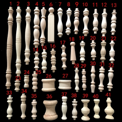 欧式风橱柜木雕小柱子