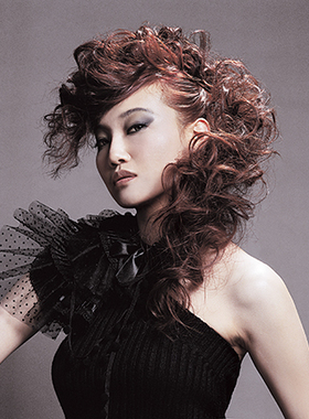 美发店海报挂图写真理发店发廊/烫发/卷发/发型造型海报画S1207C