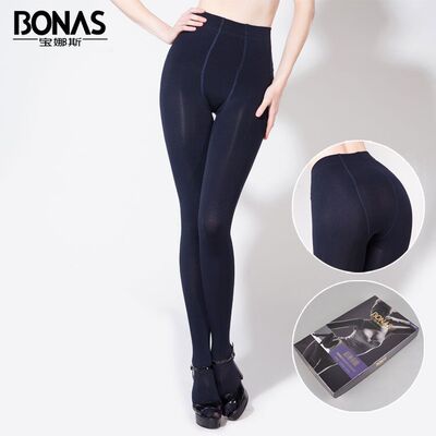 2条包邮宝娜斯1800d超柔拉绒裤袜