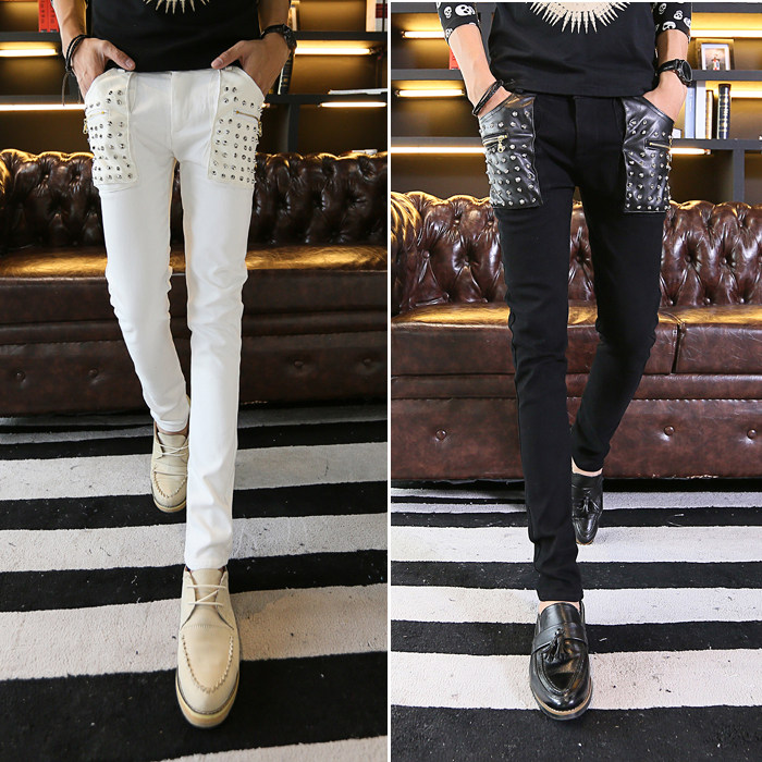 Pantalon cuir homme pantalons fuselés - Ref 1481854 Image 37