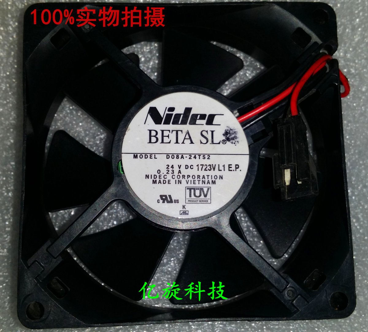 大促销NIDEC 8CM 24V 0.23A 80*80*25变频器风扇 D08A-24TS2现货