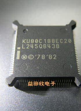 KU80C188EC20  INTEL QFPCPU - 中央处理器  品质保障 KU80C188