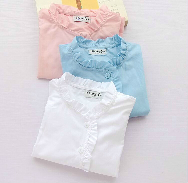 Chemise fille à manche longue - Ref 2087231 Image 1