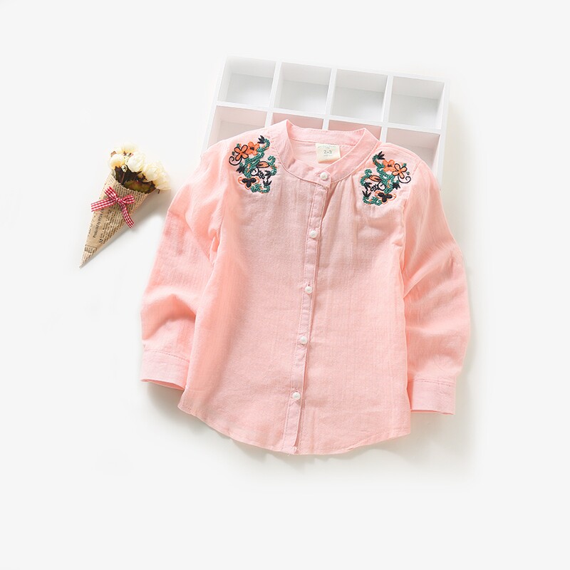 Chemise fille à manche longue - Ref 2086080 Image 1