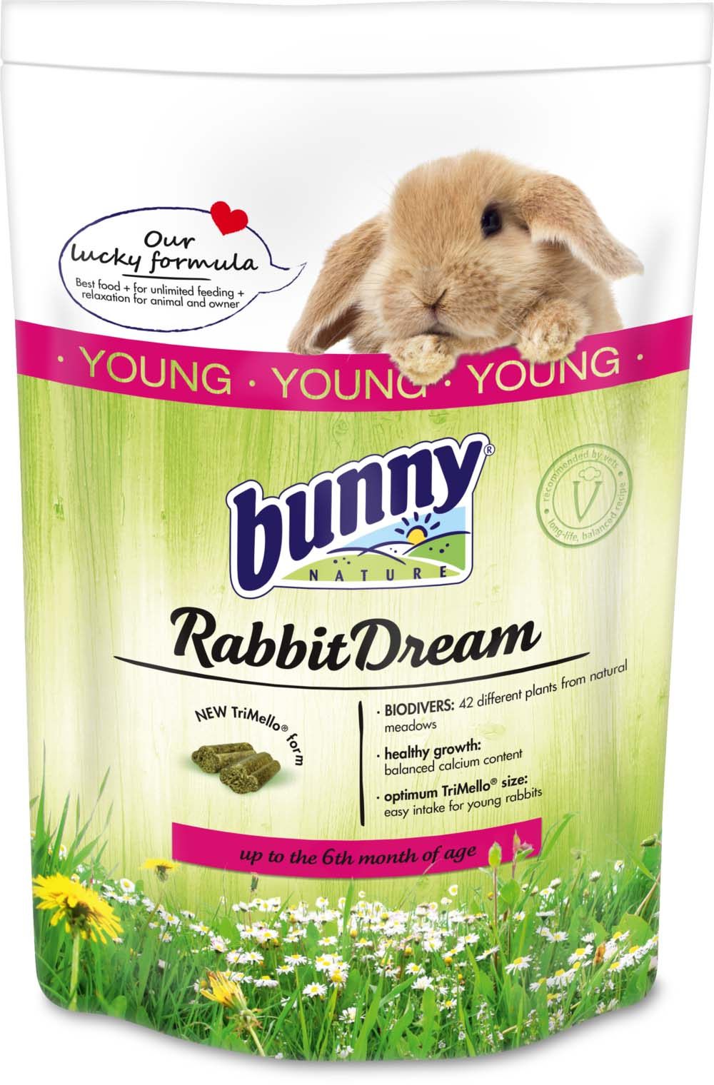 现货包邮 德国兽医推荐bunny幼兔高纤草本天然压缩1.5kg幼兔粮