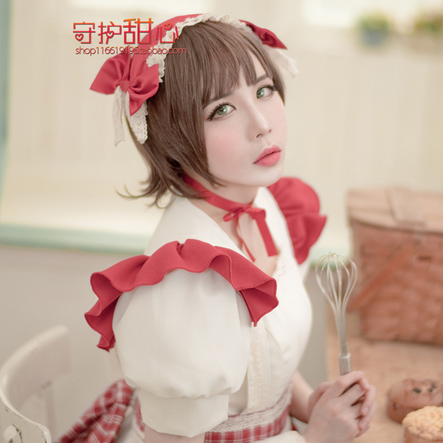 {甜心家}黑主优姬 天海春香 御坂美琴相田丽子棕色cosplay假发