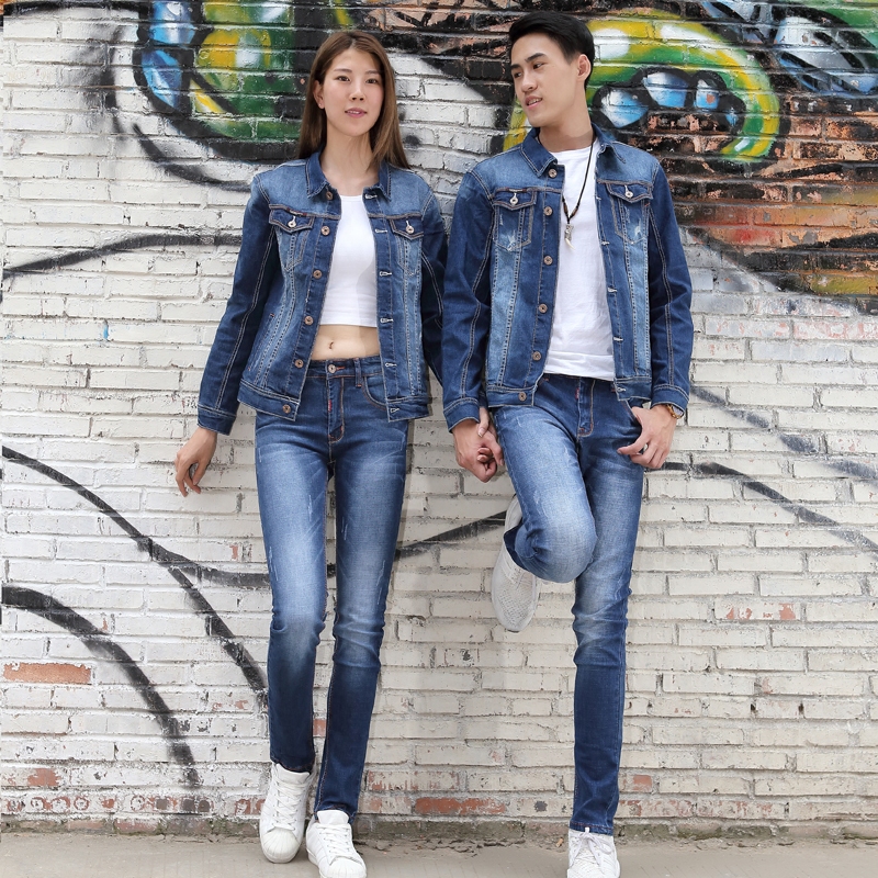 lovers cowboy coat solar system Retro student men and women clothes Youth Self cultivation leisure time Jacket Pencil Pantsin the Men's clothing, Jacket  category - from Buy2taobao.com to provide professional Taobao agent buy service