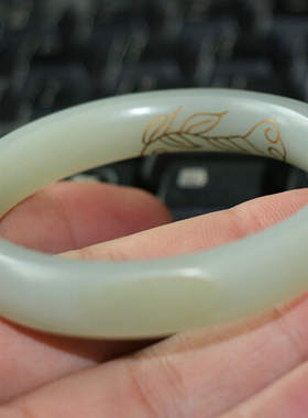 小石头手镯籽料白玉籽123