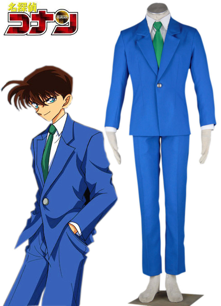 名侦探柯南江户川柯南工藤新一米花高中男装校服动漫cosplay男装