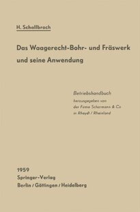 Waagerecht Das 预订 Un... Und Fraswerk Bohr