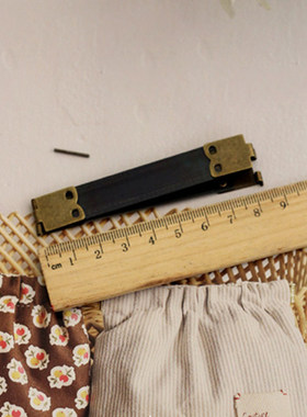 手工DIY配件 古铜色弹片口金8cm 12cm 手工刺绣小包 拼布手包用