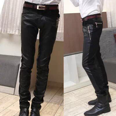 Pantalon cuir homme - Ref 1490055 Image 1