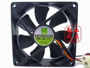 全新 9cm 9厘米超静音无声风扇 9025机箱电源风扇12V 网吧补品