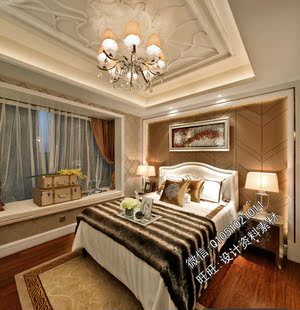 样板间平层简欧奢华风格 室内设计 ＣＡＤ施工图纸高清实景照片家装