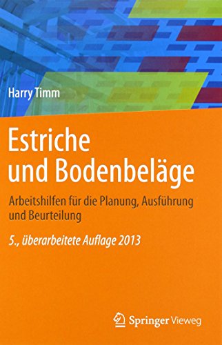 【预订】Estriche Und Bodenbelage: Arbeitshil...
