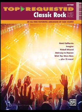 【预售】Top-Requested Classic Rock Sheet Music: 20 All-Ti