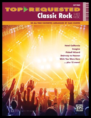 【预售】Top-Requested Classic Rock Sheet Music: 20 All-Ti
