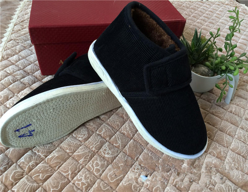 居家老北京布鞋男女纯手工千层底棉鞋冬季青中老年透气驾车棉布鞋