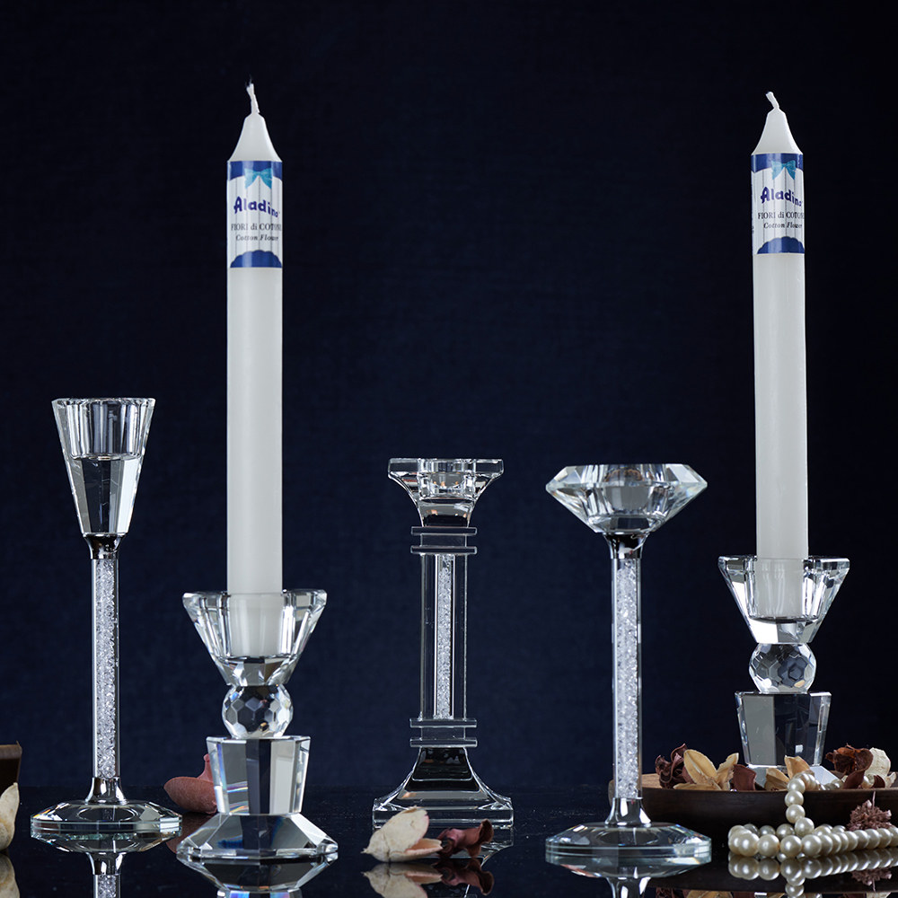 European style transparent Glass Candlestick Retro romantic Home Furnishing wedding crystal Tall Decoration Candlestickin the Home accessories , Candle/Candlestick , Candlestick  category - from Buy2taobao.com to provide professional Taobao agent buy service