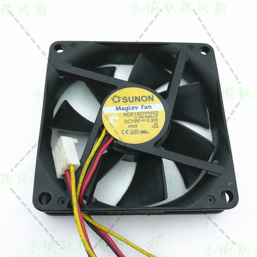 原装 SUNON/建准 KDE1207PHV2 12V 2.2W 7015 7CM 静音 散热风扇
