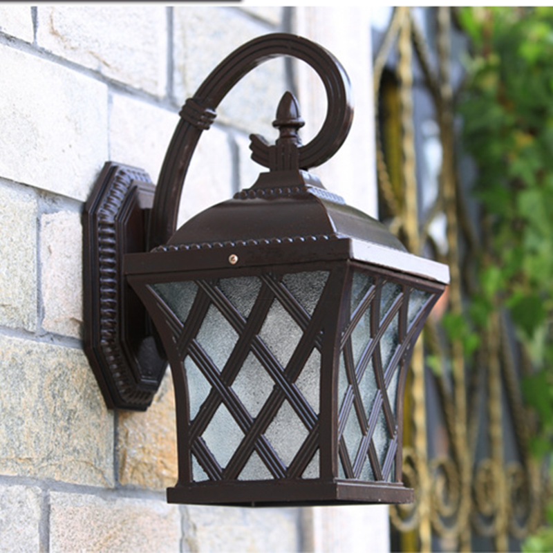 欧式户外渔网防水防锈led花园别墅门口阳台走廊庭院壁灯,家装灯饰光源,道路灯具/智慧路灯/智慧灯杆,淘宝优惠券,粉丝福利购,淘宝优惠卷