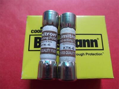 KTK-6 Limitron美国博士曼快熔熔断器/保险丝 6A 600V 正品