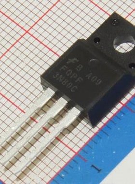FQPF3N80C TO-220F MOS 场效应管 原装