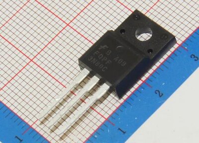 FQPF3N80C TO-220F MOS 场效应管 原装
