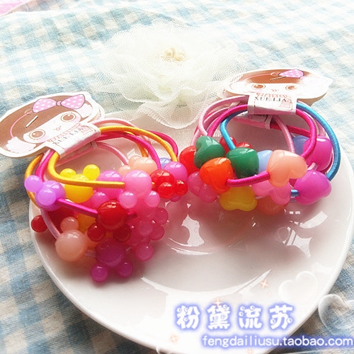 公主风发圈女童橡皮筋