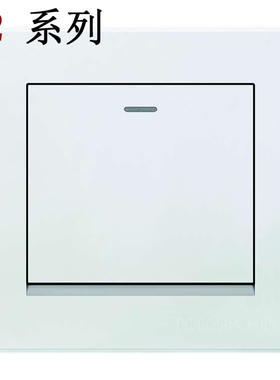 Merger麦格尔 开关插座 86型开关 单控开关 墙壁开关 一位开关