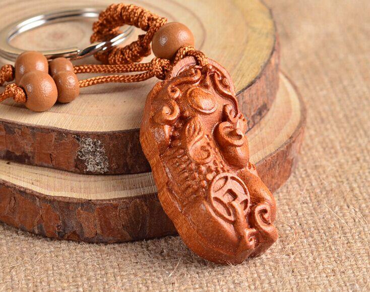 桃木八方皆财貔貅钥匙扣桃木汽车挂饰钥匙扣,饰品/流行首饰/时尚饰品新,其它首饰,淘宝优惠券,粉丝福利购,淘宝优惠卷