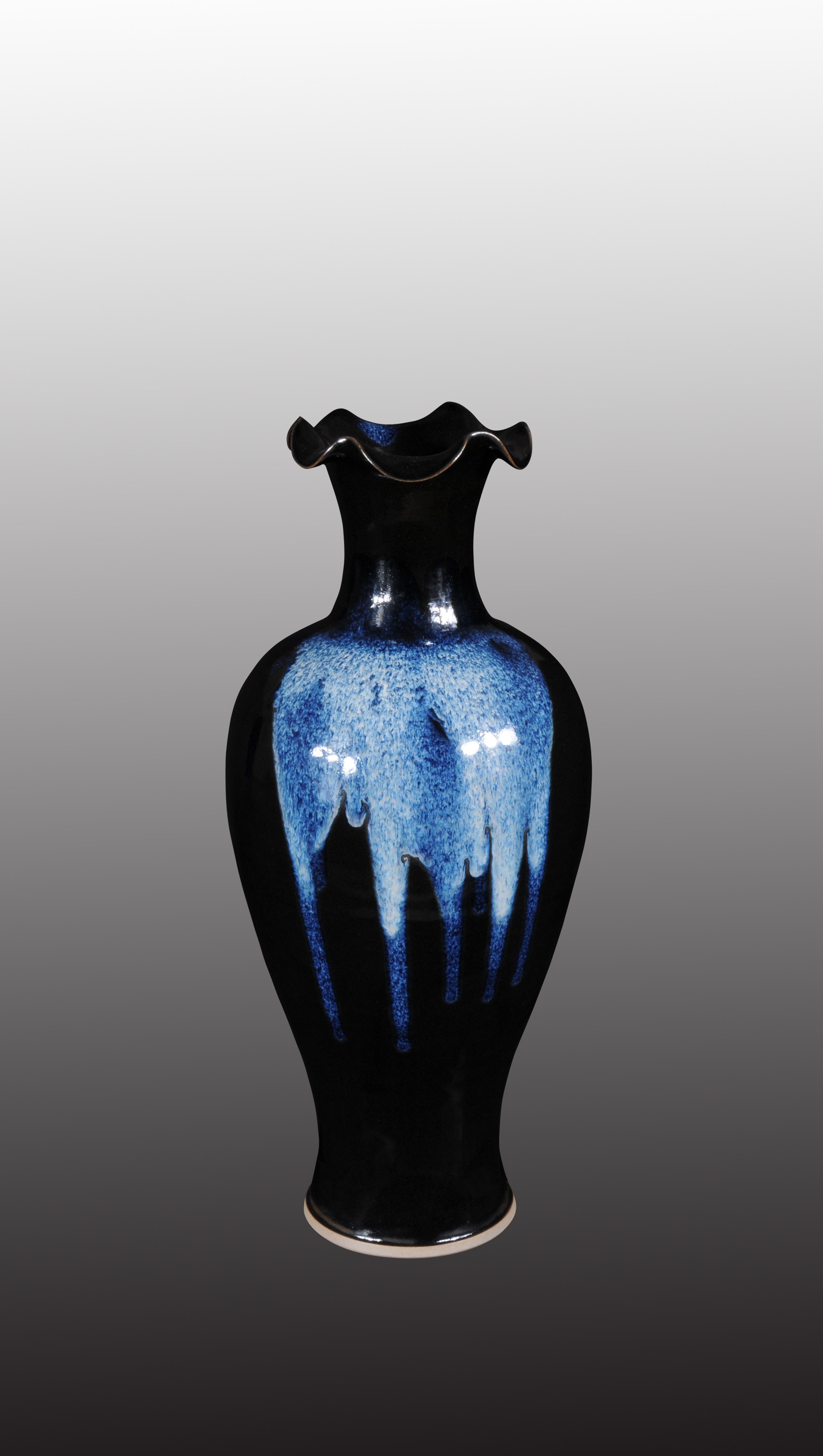 尧神 鲁山花瓷 荷口观音瓶