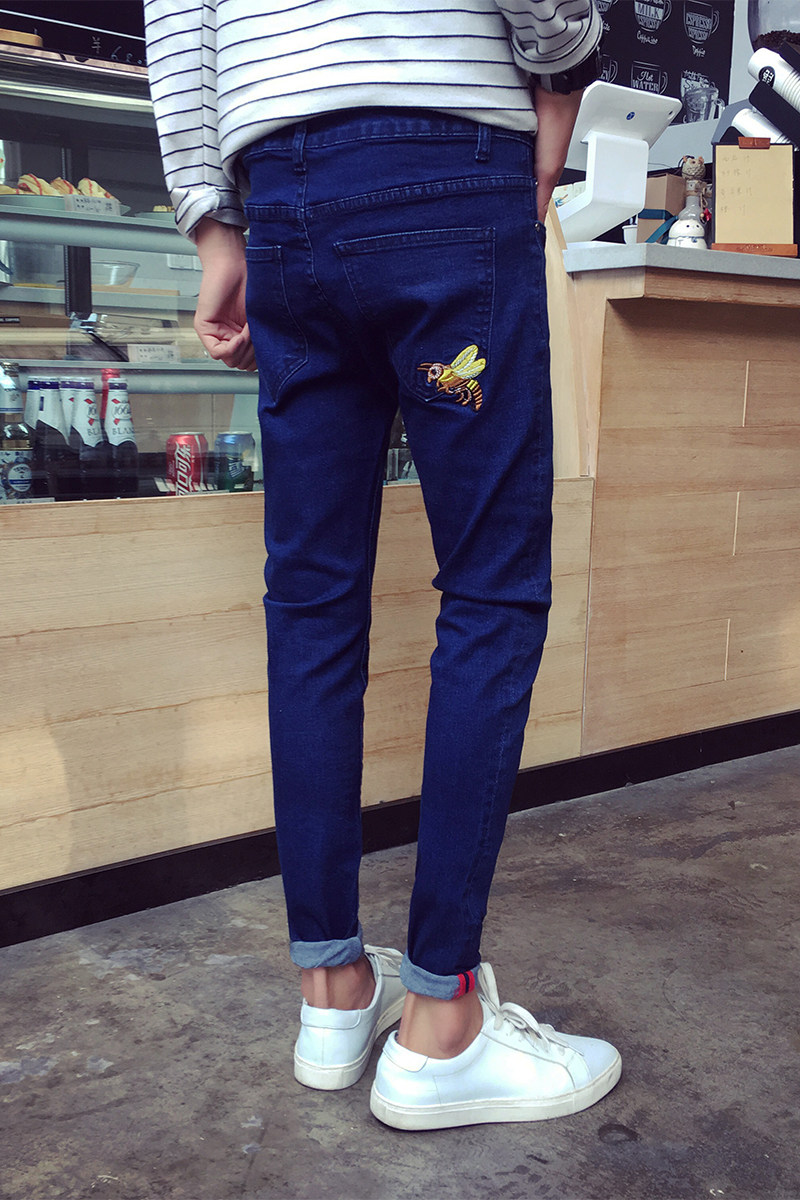 Jeans pour adolescent pieds Slim pour automne - Ref 1462741 Image 6