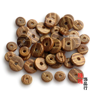 DIY饰品手串配件 天然黄金木隔片隔珠手链项链隔片算盘珠垫片