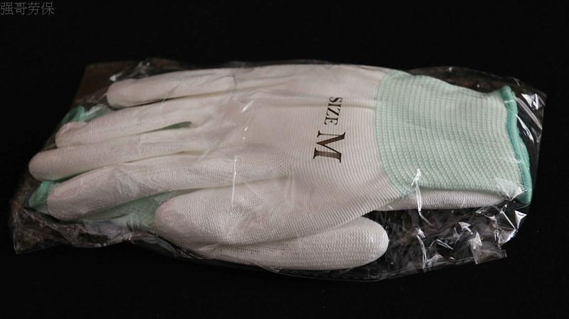 PU涂层手套针织劳保防静电批发