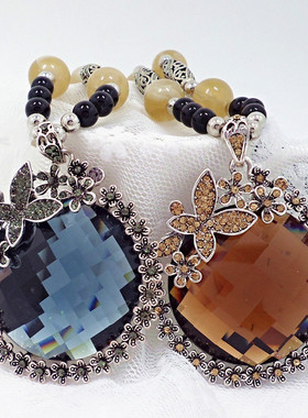 蝴蝶长款百搭时尚风挂饰毛衣链