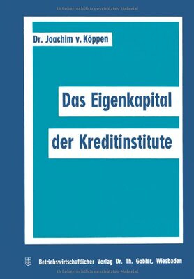 【预售】Das Eigenkapital Der Kreditinstitute