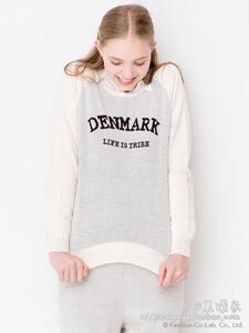 日本杂志揭载款胸前字母羊毛混纺春秋季针织衫