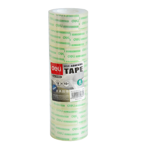 得力透明胶带30062 迷你文具胶带18mm*16y文具胶